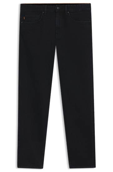 Džínsy BOSS Delaware slim-fit jeans comfort-stretch denim Čierna | 50549522