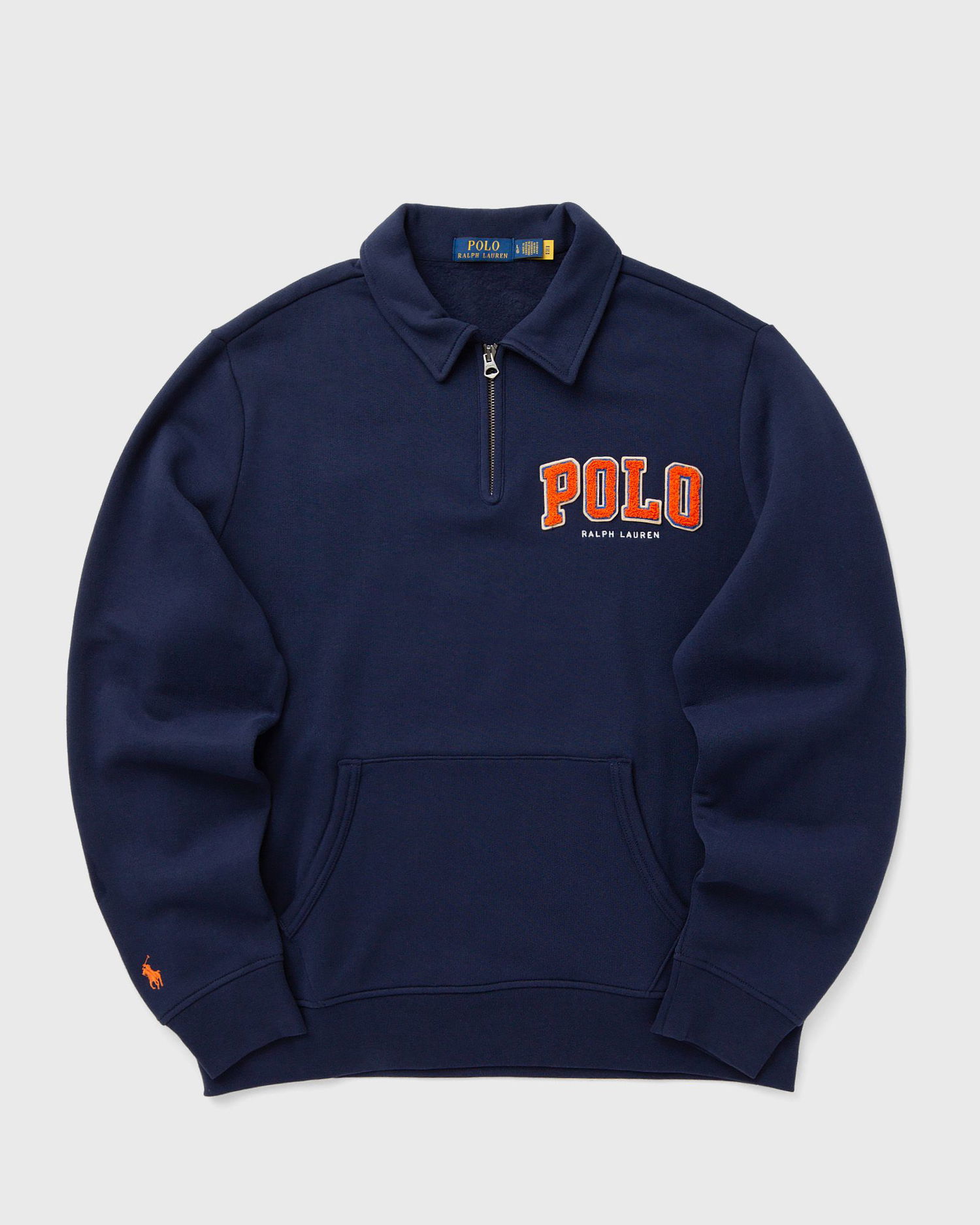 Mikina Polo by Ralph Lauren Blue Sweatshirt With Kangaroo Pocket Navy | 710959021001, 0