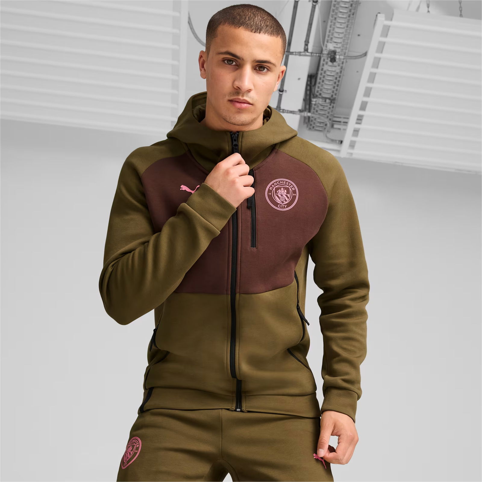 MCFC TECH FZ Hoodie DK