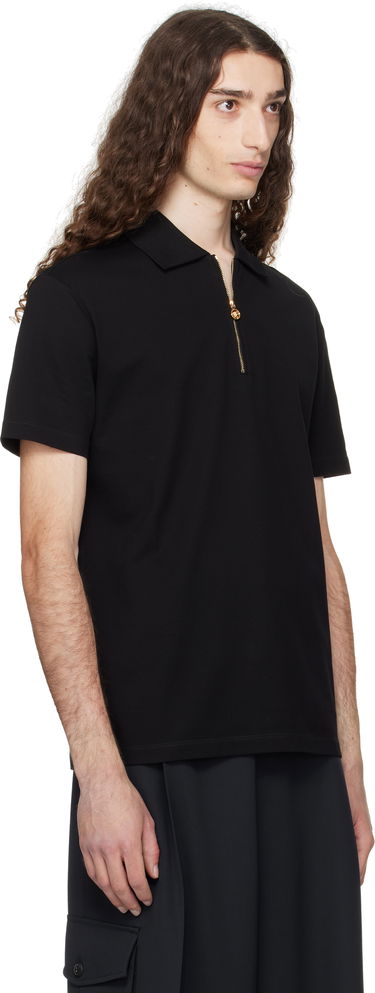 Polo tričko Versace Versace Medusa Zip Polo Čierna | 1018848_1A13492, 1