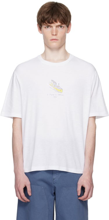 Tričko A.P.C. A.P.C. Jack Graphic T-Shirt Biela | COHJC-H26517, 0