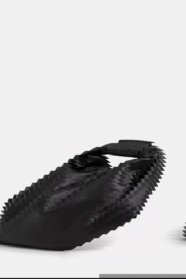Kabelka Maison Margiela MM6 Maison Margiela Japanese Draped Mini Leather Bag Čierna | SB5WD0029, 1