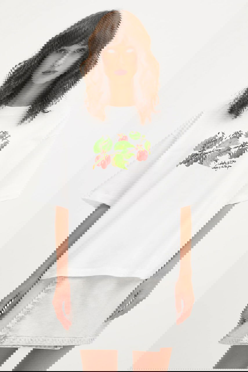 Tričko Carhartt WIP Short Sleeve Oversized T-Shirt Cream Of The Crop Biela | I035244.02XX, 0