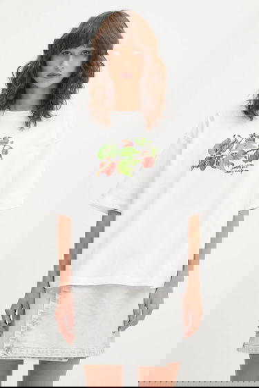 Tričko Carhartt WIP Short Sleeve Oversized T-Shirt Cream Of The Crop Biela | I035244.02XX, 0