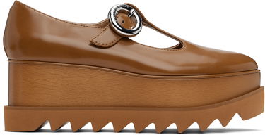 Tenisky a topánky Stella McCartney Elyse T-Bar Platform Mary Janes Hnedá | 810504AP0AQ0, 0