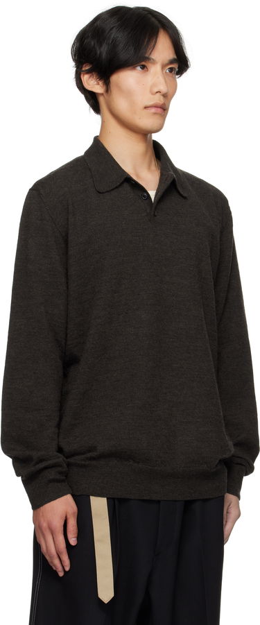 Sveter Maison Margiela Maison Margiela Wool Polo Šedá | S50GL0061 M13098, 4