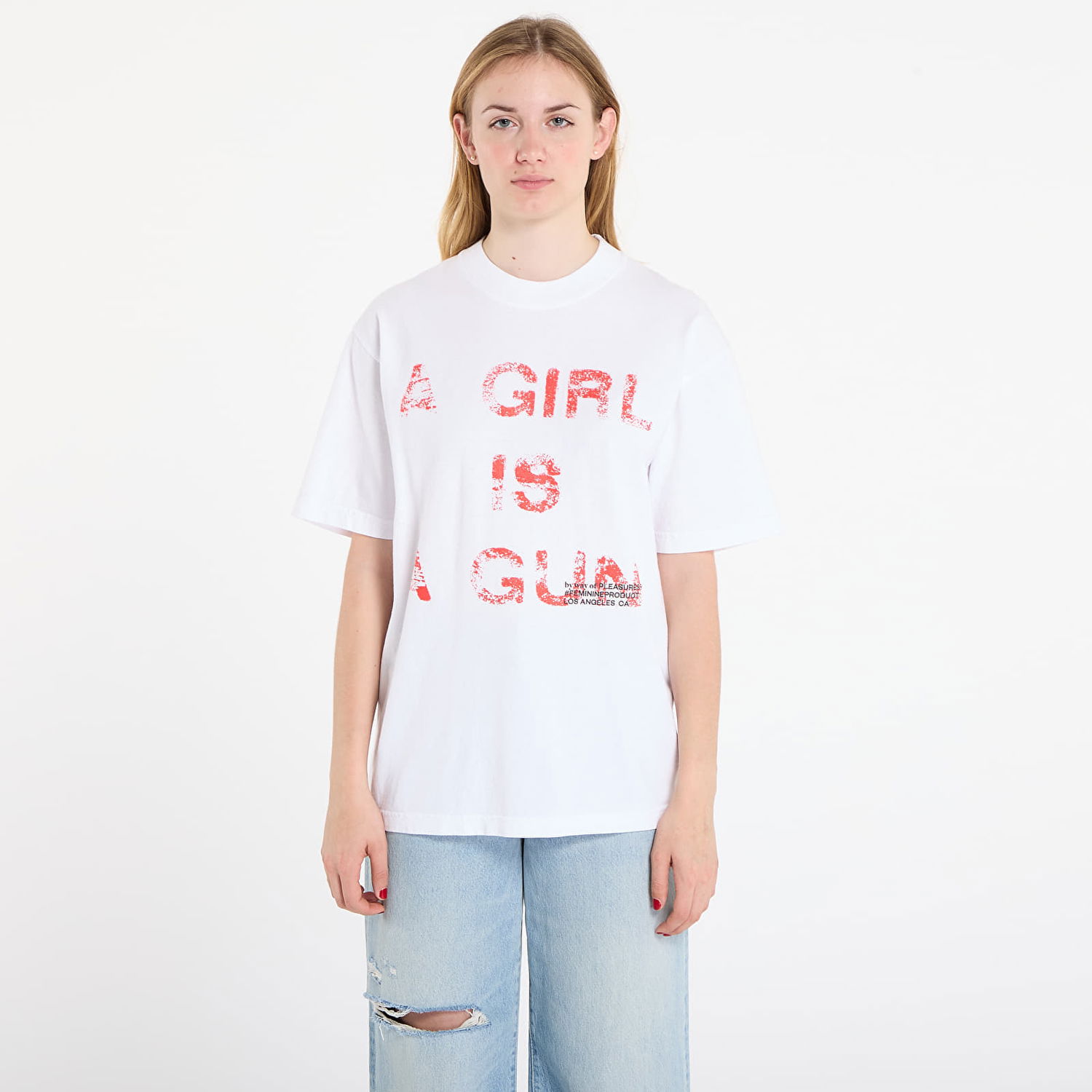 Tričko Pleasures FTSHP G.I.A.G. T-Shirt Biela | P26SP082-WHITE, 1