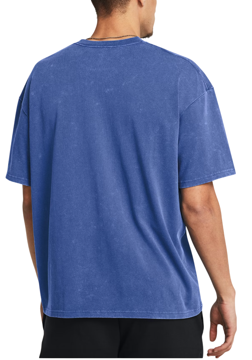 Tričko Under Armour Under Armour HW OS Logo Wash T-Shirt Modrá | 1389147-432, 1