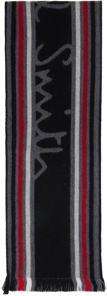 Šál Paul Smith Paul Smith Manchester United Edition Knit Scarf Čierna | M1A-150G-LMANU-79-0, 0