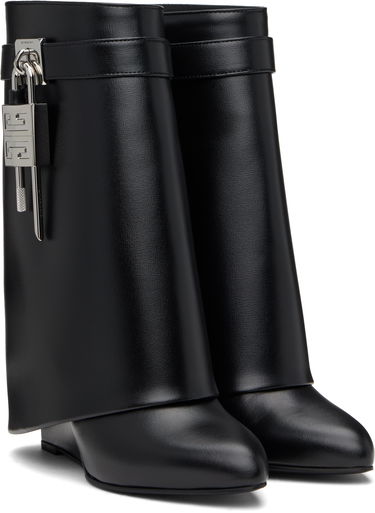 Tenisky a topánky Givenchy Givenchy Shark Lock Wedge Ankle Boots Čierna | BE602RE147001, 3
