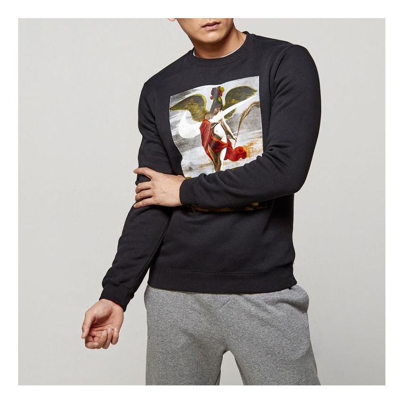 Sveter Nike Round Neck Sweatshirt Čierna | AQ7140-010, 0