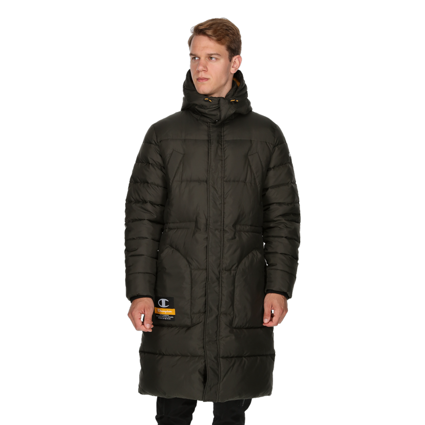 Parka Champion URBAN STREET Long Hooded Puffer Parka Zelené | CHA233M506-68