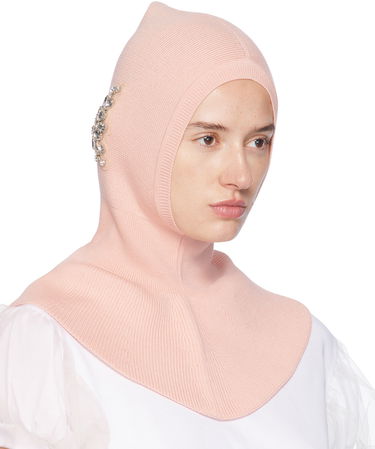 Kulicha Simone Rocha Simone Rocha Embellished Knit Balaclava Béžová | KMK5WB 0647, 3