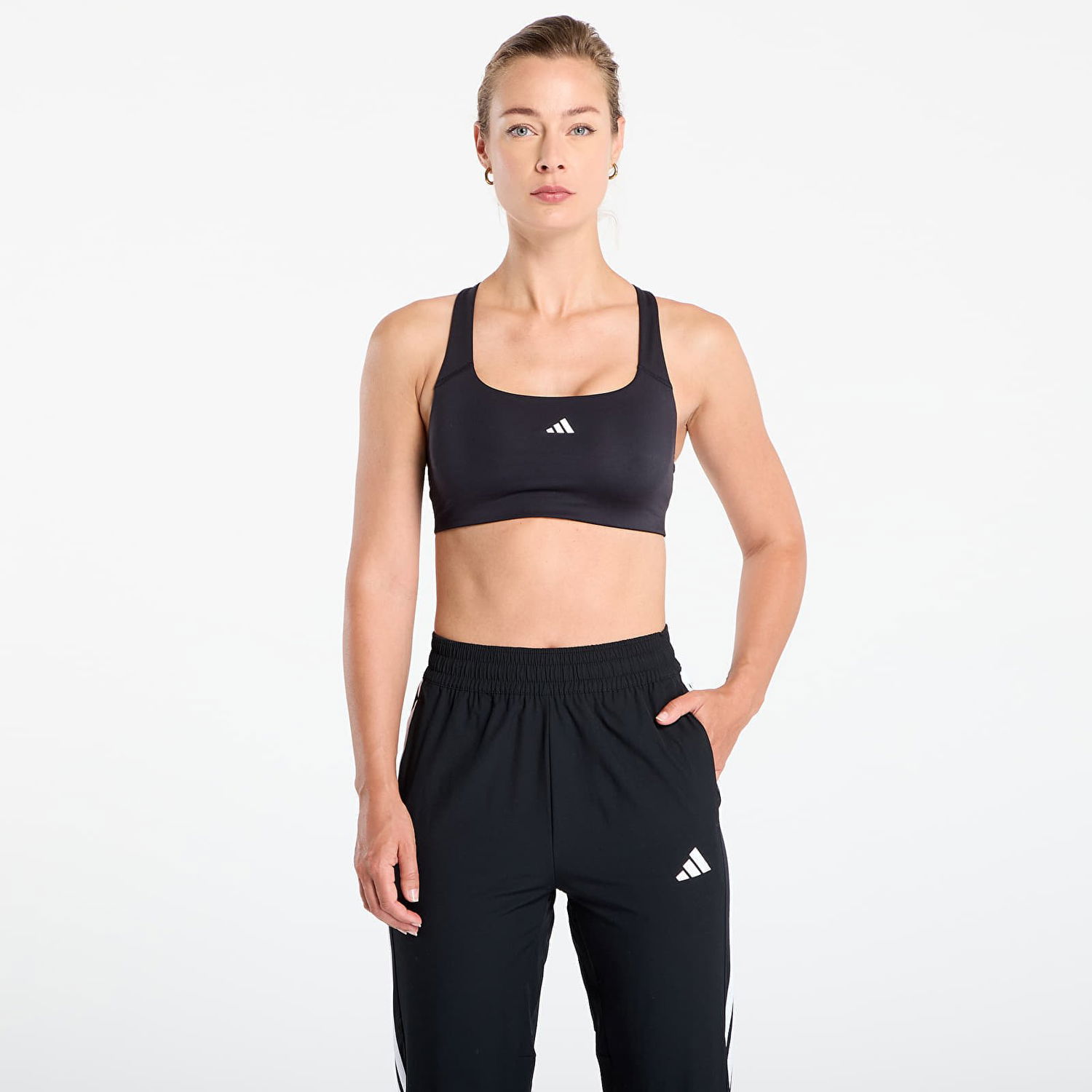 Podprsenka adidas Performance adidas Powerimpact Training Sports Bra Čierna | JG1411, 0