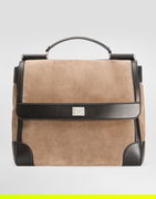 Dolce & Gabbana Sicily Suede & Leather Crossbody Bag