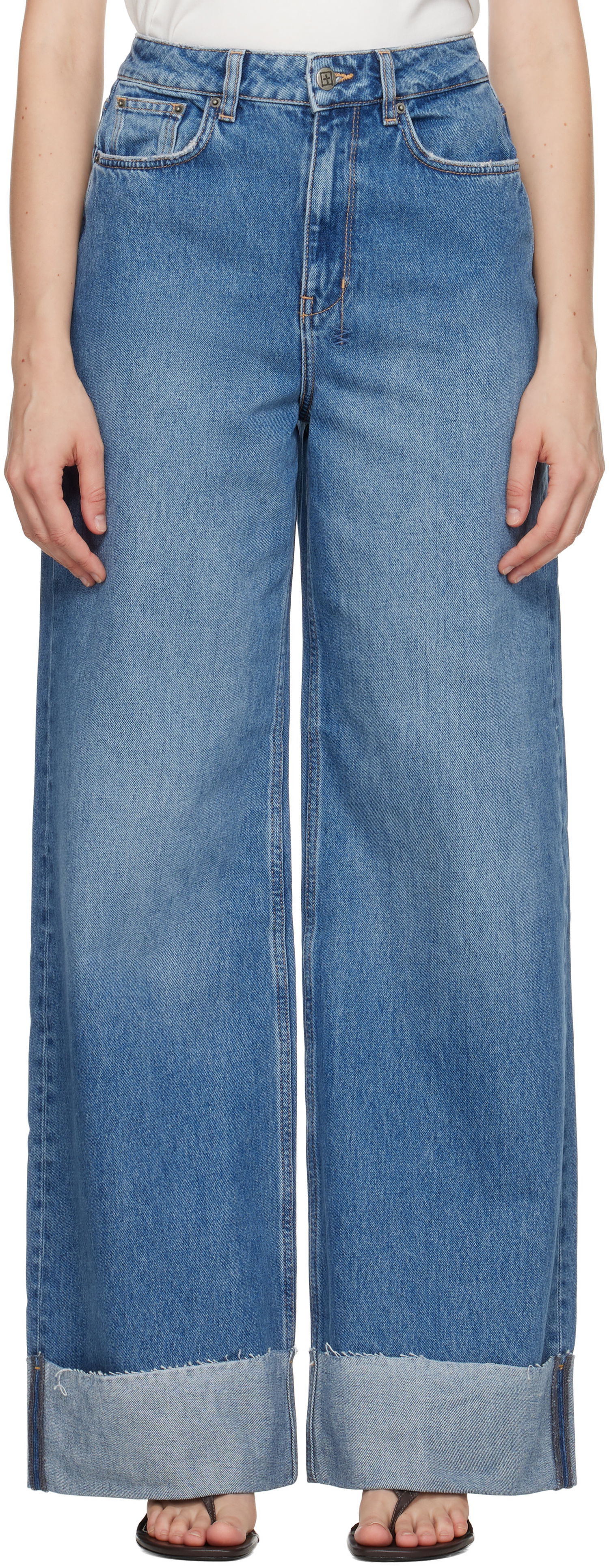 Džínsy Ksubi Strider Tidal Cuffed Jeans Modrá | WPF25DJ005, 0