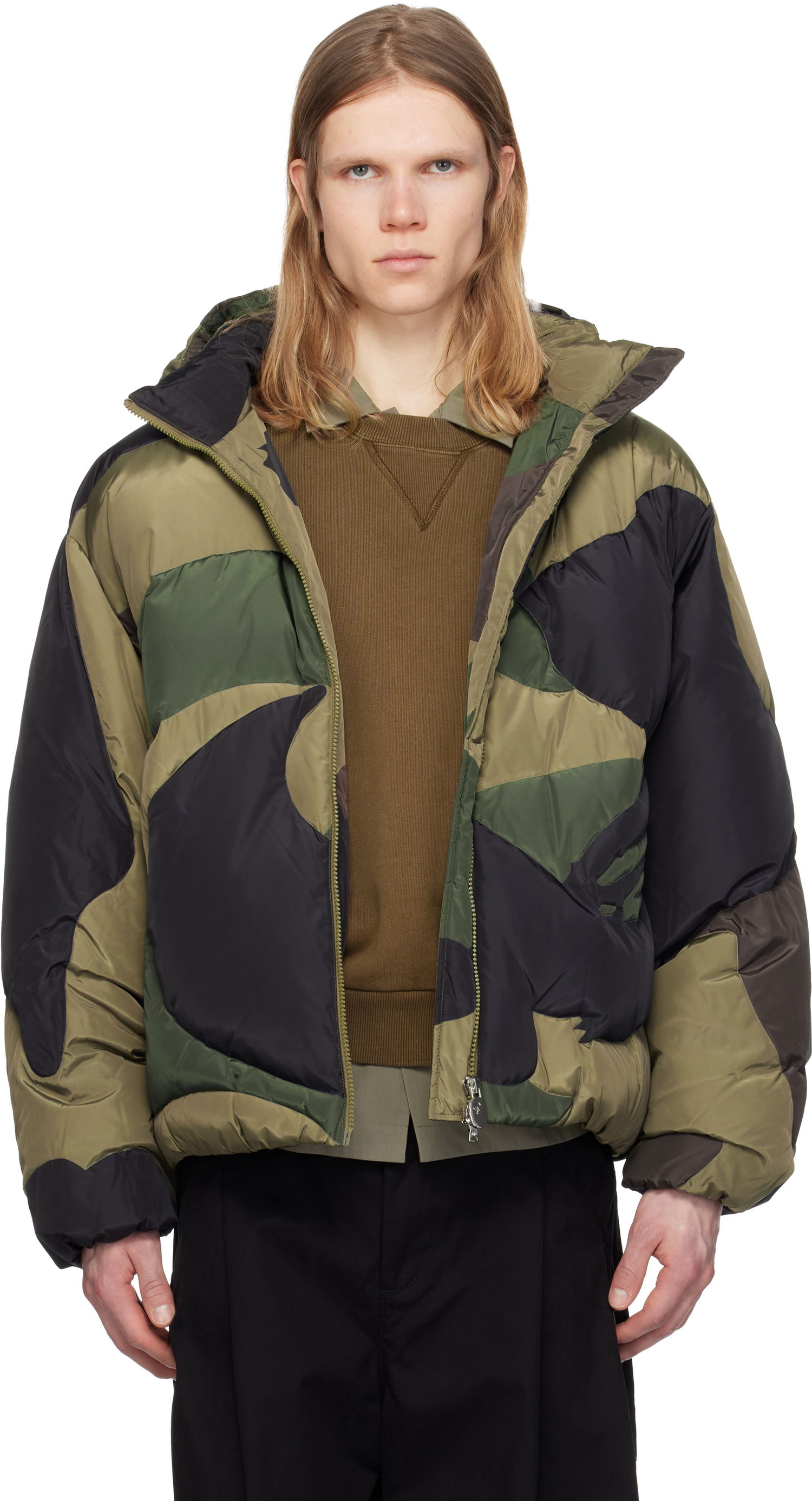 Prešívaná bunda BAPE Camo Nylon Down Jacket Rôznofarebný | 001DNK801304M, 0