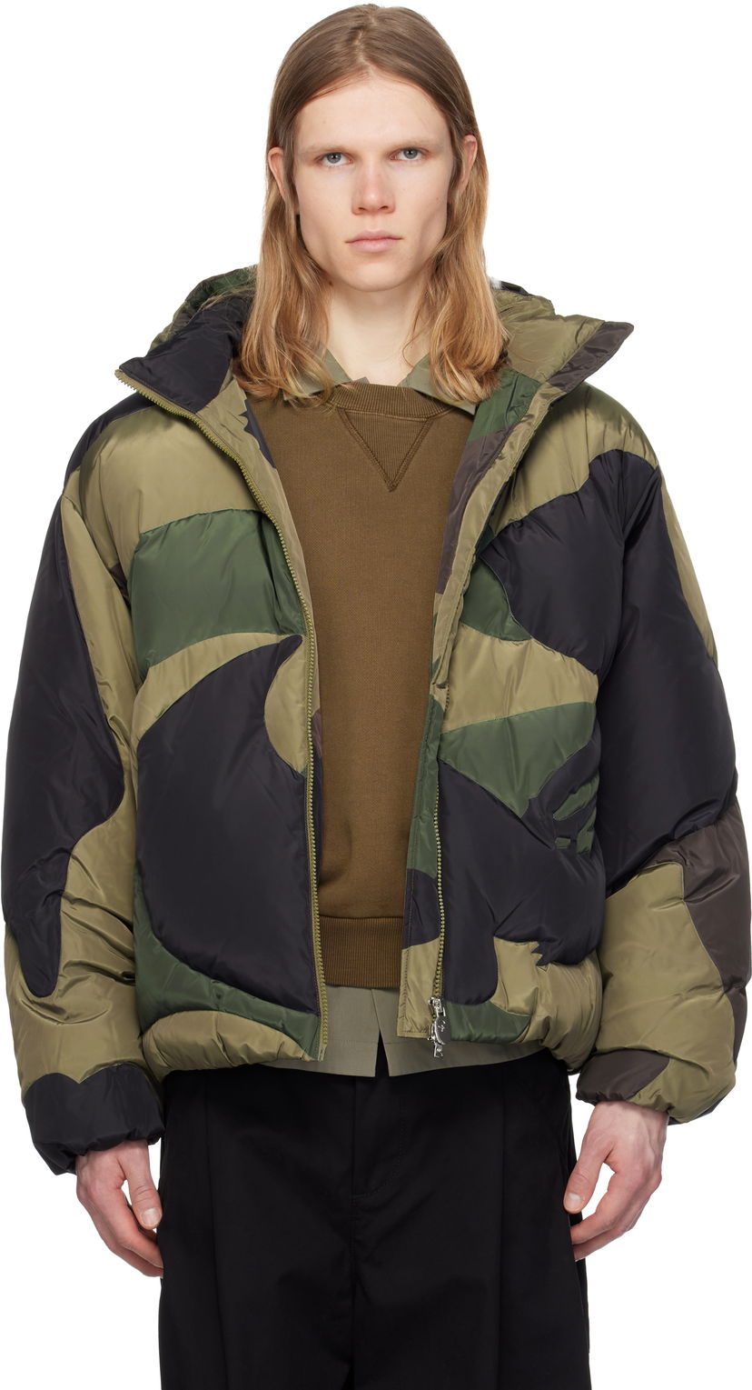 Prešívaná bunda BAPE Camo Nylon Down Jacket Rôznofarebný | 001DNK801304M