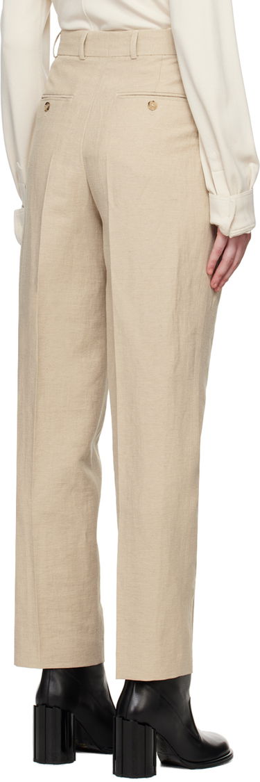 Nohavice TOTEME Double-Pleated Trousers Béžová | 243-WRB847-FB0196, 2