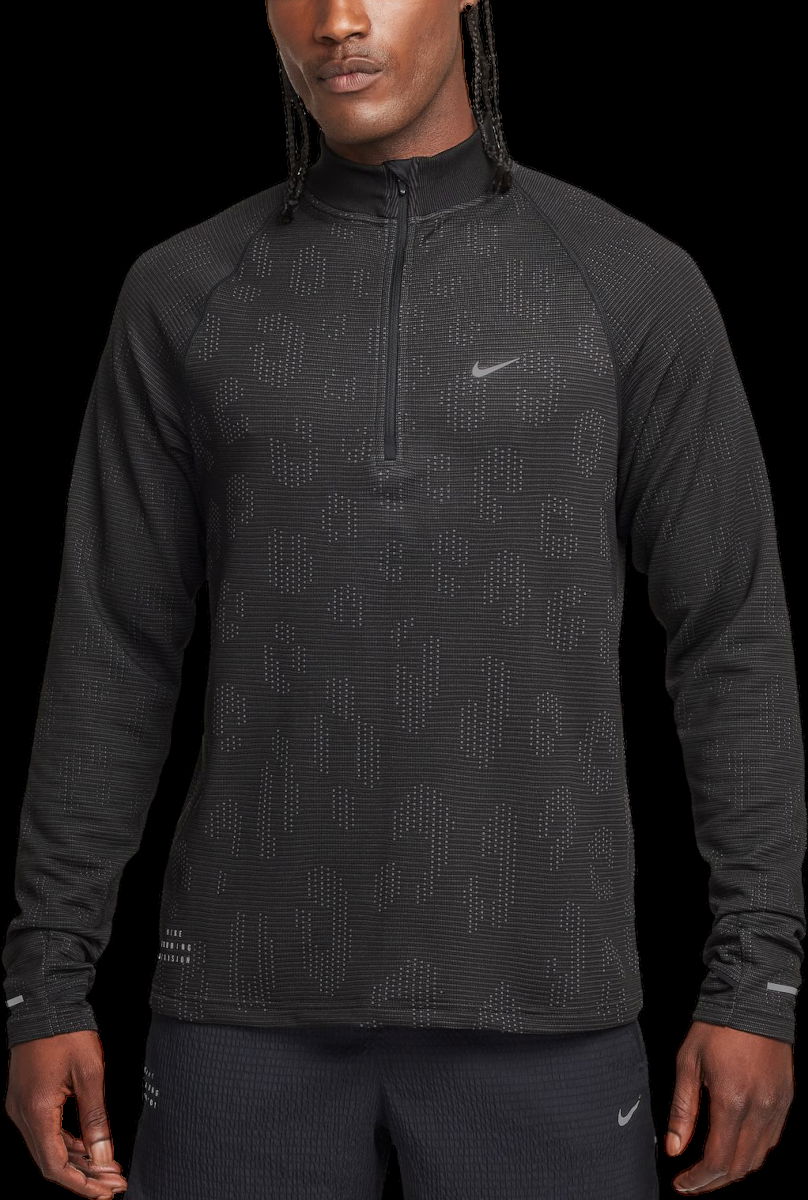 Košeľa Nike Running Division Half Zip Top Čierna | fz1121-010