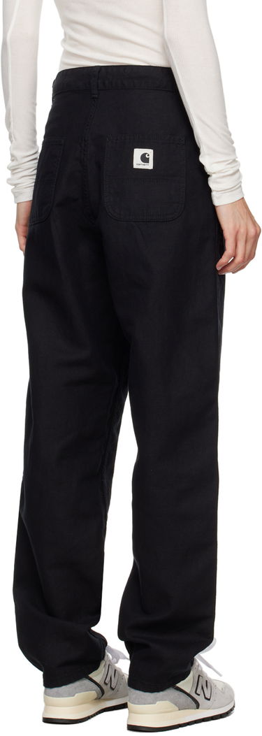 Cargo nohavice Carhartt WIP Double Knee Cotton Canvas Relaxed Fit Pants Čierna | I033573 8902, 2