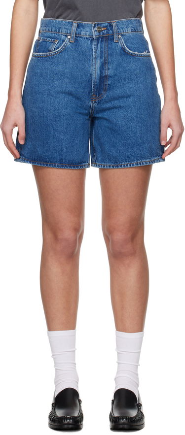 Šortky Anine Bing ANINE BING Kat Denim Shorts Modrá | A-05-10677-WHD6, 0