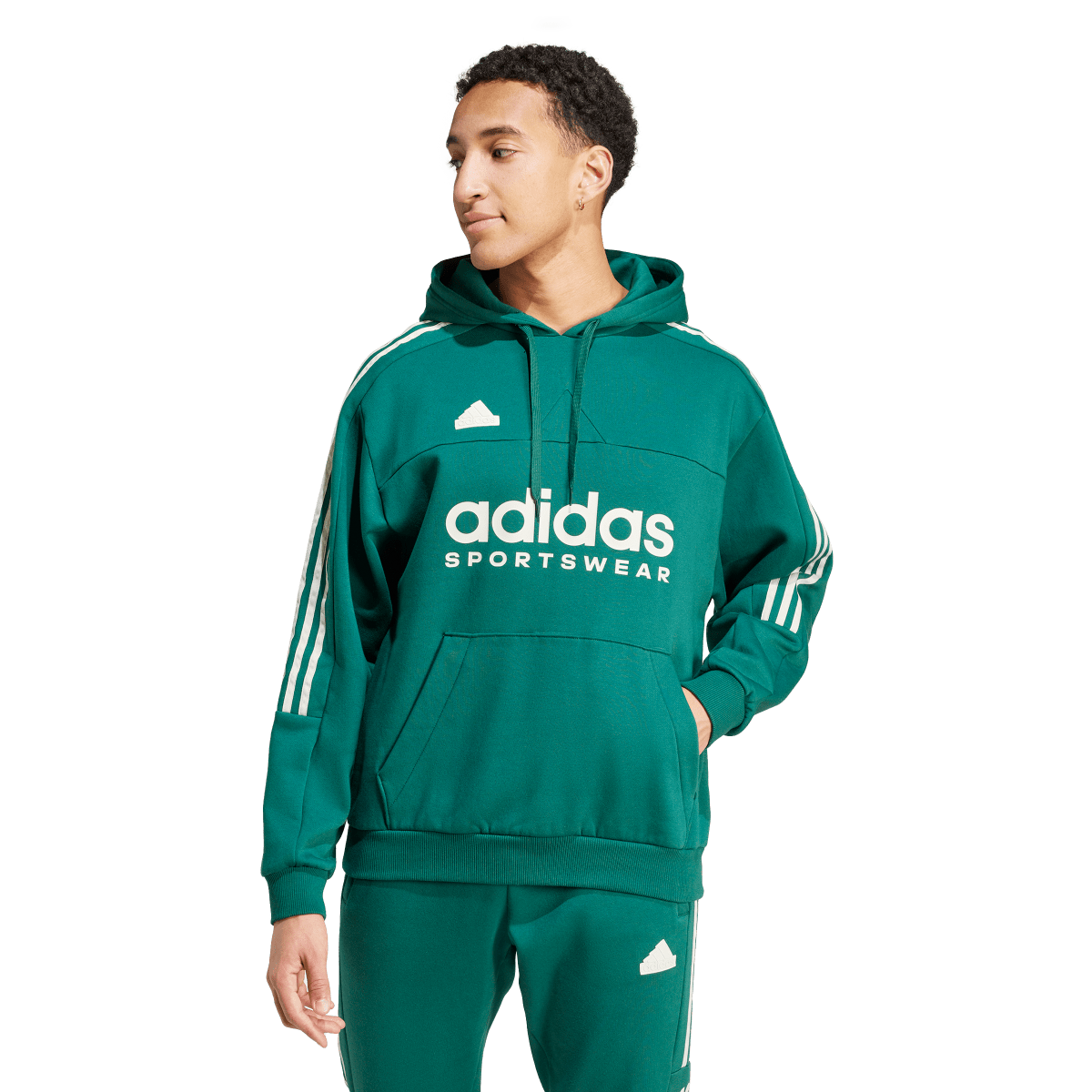 Mikina adidas Originals TIRO Fleece Hoodie Zelené | IW5938, 0