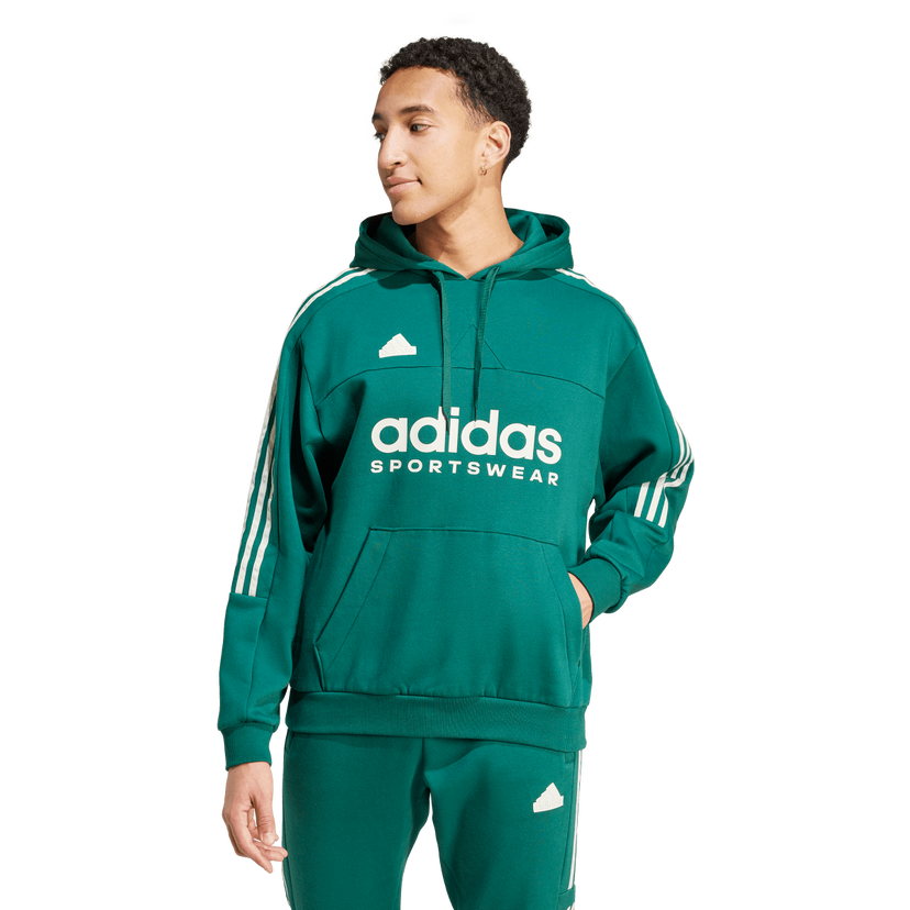Mikina adidas Originals TIRO Fleece Hoodie Zelené | IW5938