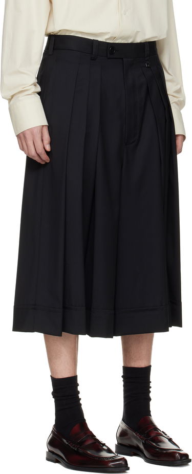 Nohavice Vivienne Westwood Vivienne Westwood Pleated Culottes Čierna | 3F01000C-W01A2-, 4