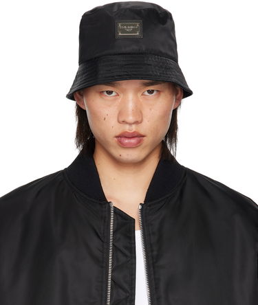 Klobúk Dolce & Gabbana Plate Bucket Hat Čierna | GH701AGF853, 0