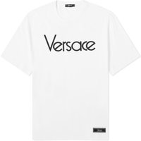 Tričko Versace Men's Tribute Embroidered Tee White Biela | 1012545-1A09028-1W000, 1