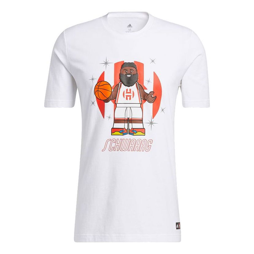 Tričko adidas Originals LEGO Harden T-Shirt Biela | HA7058