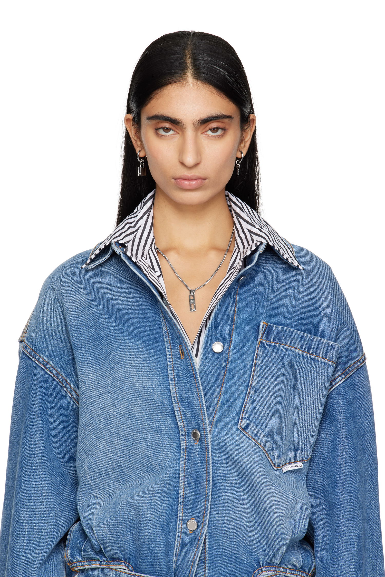 Náhrdelník Marc Jacobs Marc Jacobs J Marc Zipper Pendant Necklace Metalická | 2R4JNC001J20, 1