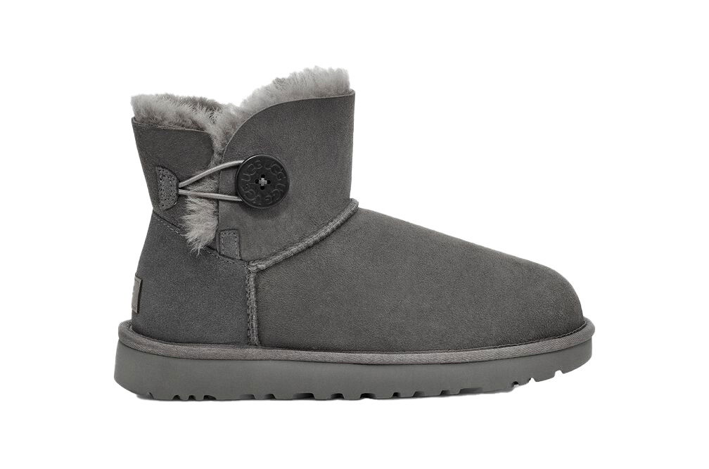 Oblečenie UGG Mini Bailey Button II Grey (W) Šedá | 1016422-Grey, 0