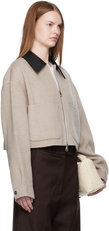Bunda Nanushka Nanushka Phebe Cropped Jacket Béžová | NW25PFJK12392, 1