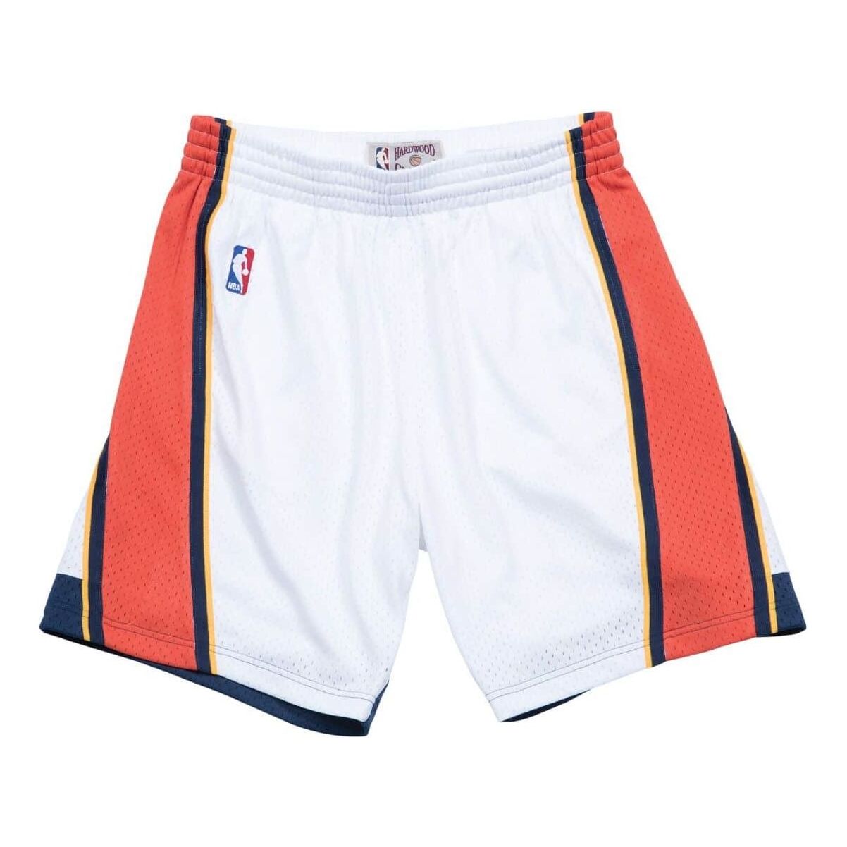 Šortky Mitchell & Ness Mitchell & Ness Golden State Warriors Swingman Shorts Biela | SMSHGS18231-GSWWHIT09, 0