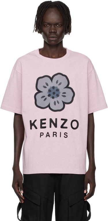 Tričko KENZO Kenzo Paris 'Boke Flower' Embroidered Oversized T-Shirt Ružová | FF65TS4574SI, 0
