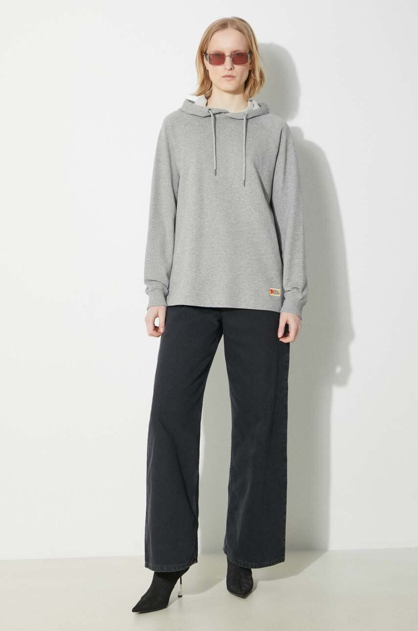 Mikina FJÄLLRÄVEN Hoodie Women's Grey Šedá | F86987.020.999, 1