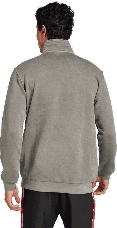 Sveter adidas Performance Manchester United Terrace Icons Half-Zip Top Šedá | JF0384, 1