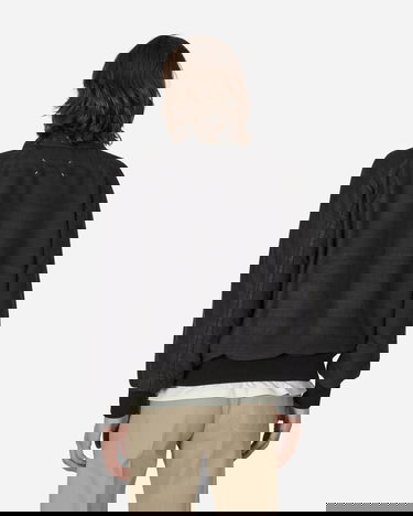 Bomber bunda Maison Margiela Cropped Silk Jacket Čierna | S50AM0593 900, 2