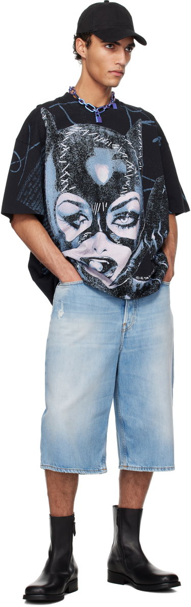 Tričko Acne Studios Acne Studios DC™ Edition Catwoman Print T-Shirt Čierna | BL0411-, 3