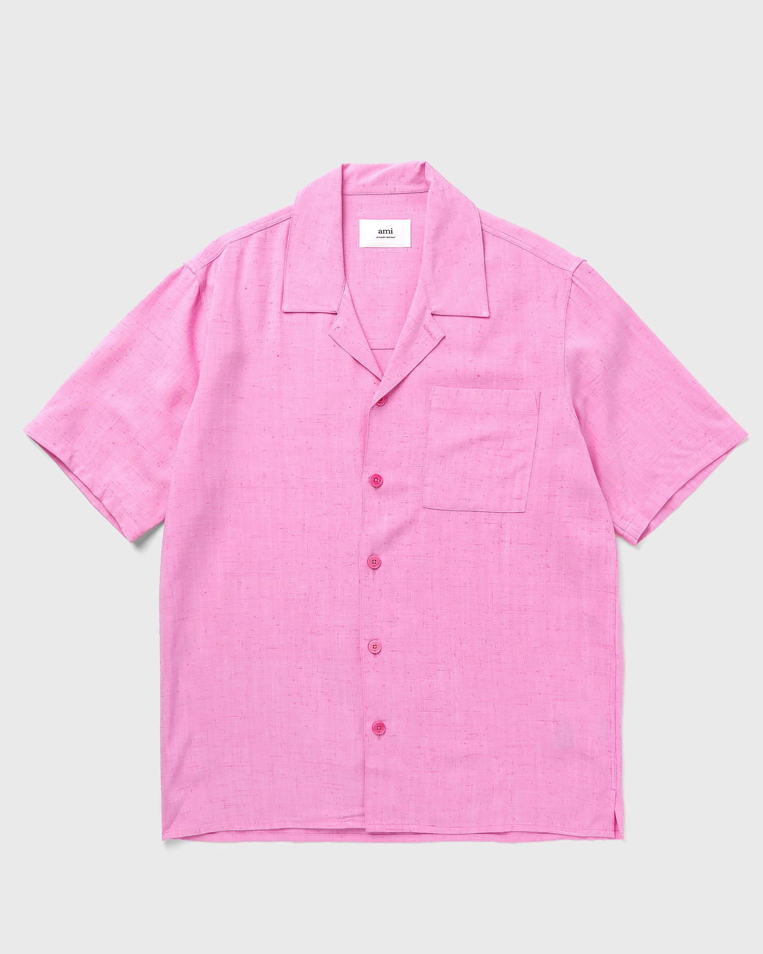 Košeľa AMI Paris Camp Shirt Ružová | HSH203.VI0003, 0