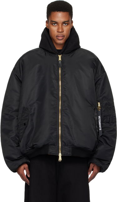 Bomber bunda VETEMENTS Alpha Industries Edition Reversible Bomber Jacket Čierna | UA66JA310B, 0