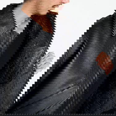 Bunda Y-3 Y-3 Leather Jacket Čierna | JX4820, 3