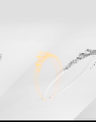 Šperky Dolce & Gabbana Headband with Rhinestones, Enamel Flowers and Leaves Biela | WHR6J1W1111W0001, 3