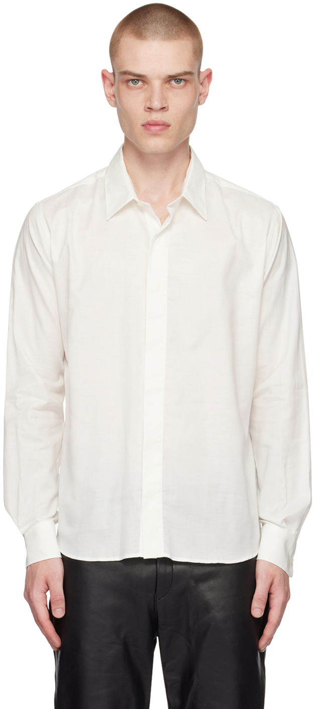Košeľa AMI Button Shirt Biela | HSH126.CO0015, 0