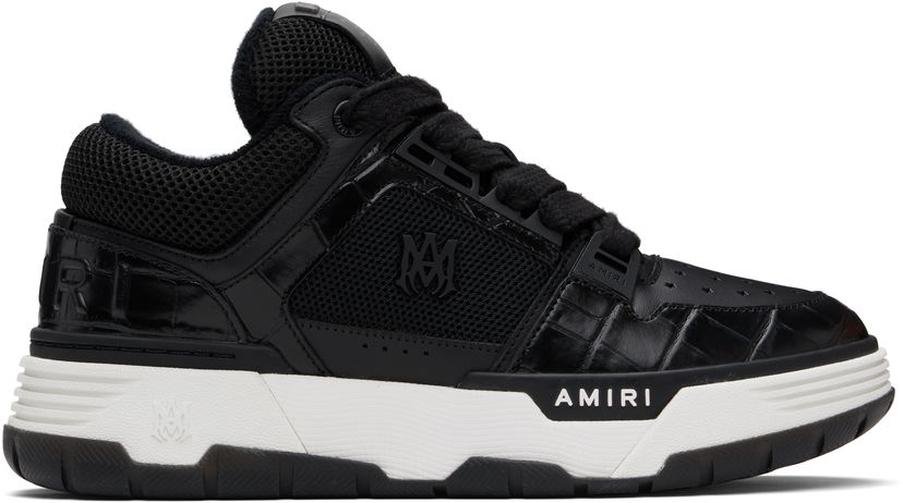 Tenisky a topánky AMIRI AMIRI Croc Debossed MA-1 Čierna | AMFOSR1172