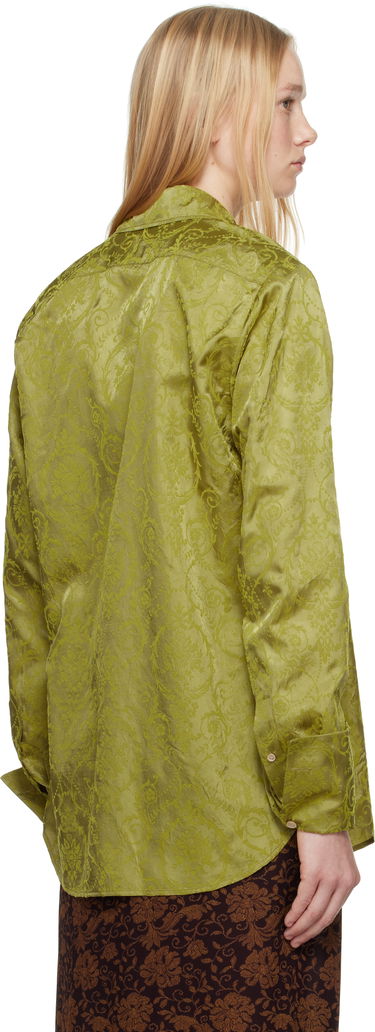 Košeľa Dries Van Noten Dries Van Noten Baroque Motif Button-Down Shirt Zelené | 251-010712-1529, 2