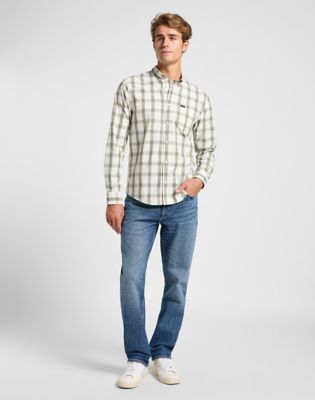 Košeľa Lee Lee Button Down Shirt Size XXL Zelené | 112363897, 1