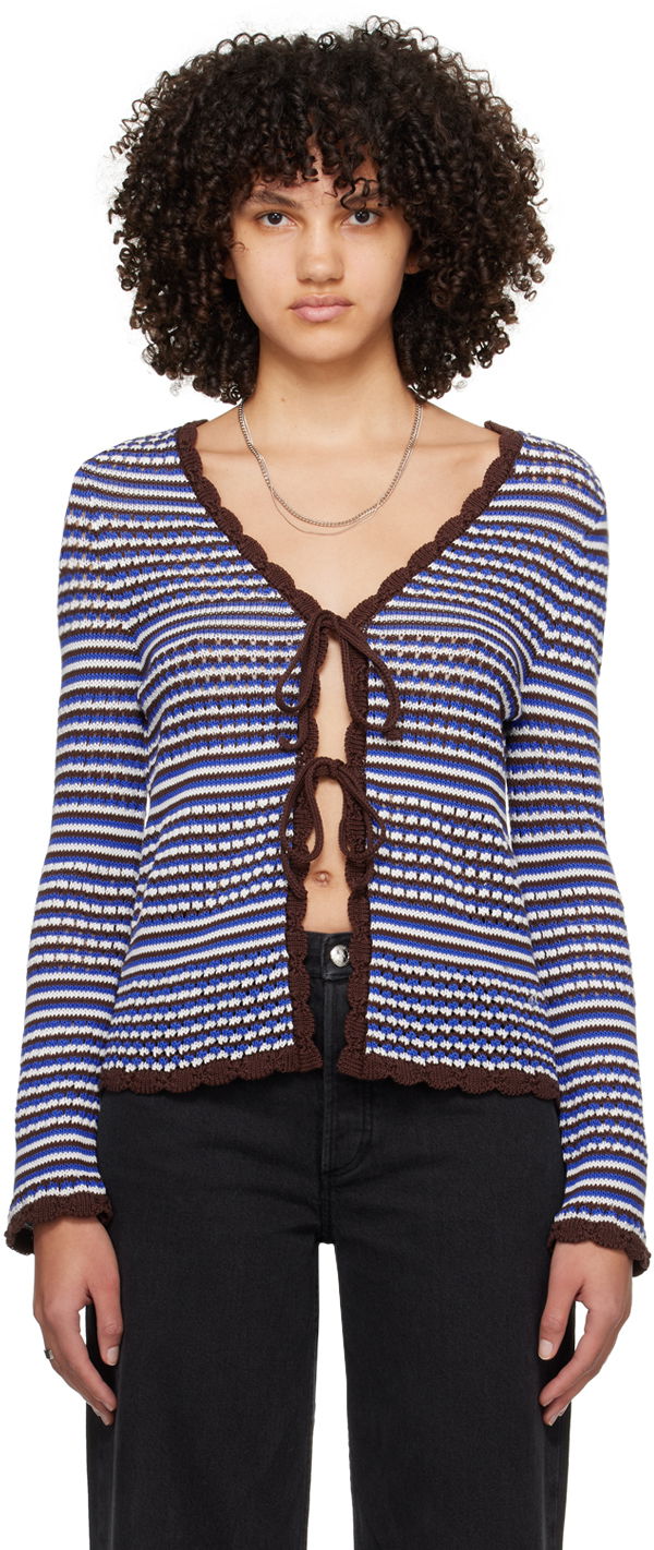 Sveter A.P.C. Manae Cardigan Modrá | COGDJ-F22255, 0